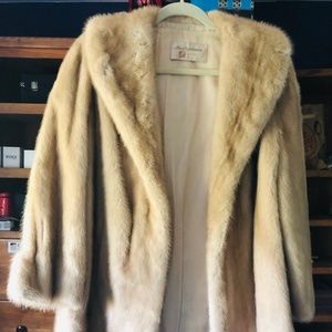 Vintage White Mink Coat